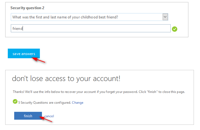 How do I change the security questions for my Office 365 account? –  Excelsia College Help Centre